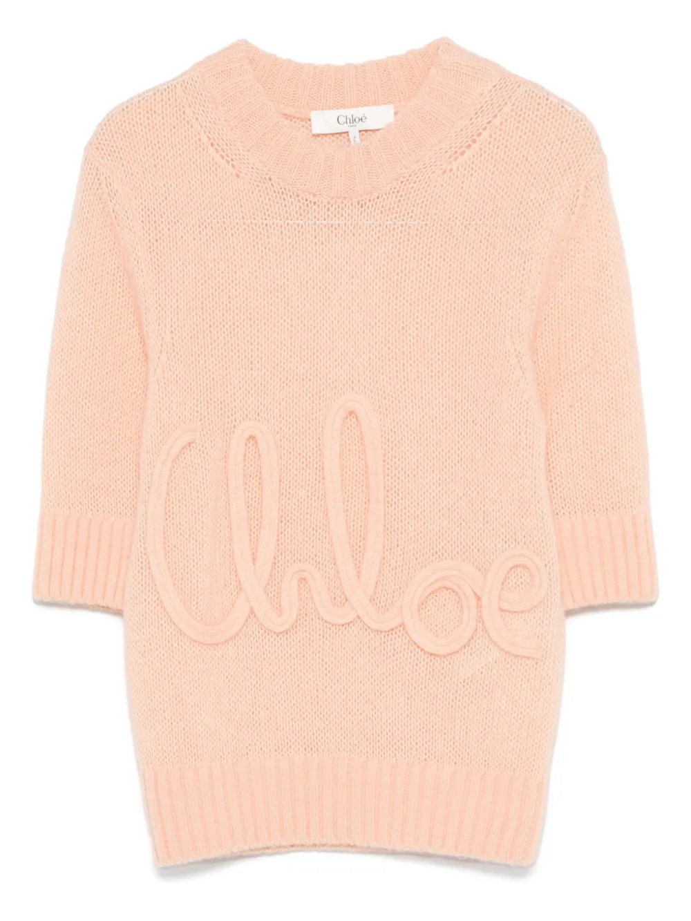 Свитер с вышитым логотипом CHLOÉ, оранжевый
Свитер с вышитым логотипом CHLOÉ, оранжевый