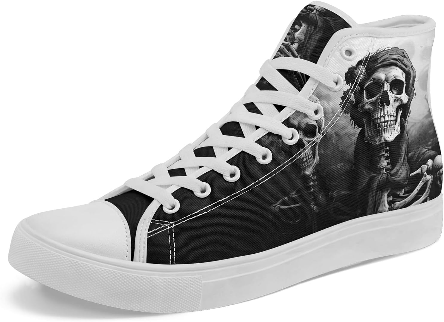 Высокие кеды из холщовой ткани AWSOLE с черепом и розой для мужчин и женщин, унисекс, для Хэллоуина, в темном готическом стиле, модная уличная обувь, повседневные тренеры
Высокие кеды из холщовой ткани AWSOLE с черепом и розой для мужчин и женщин, унисекс, для Хэллоуина, в темном готическом стиле, модная уличная обувь, повседневные тренеры