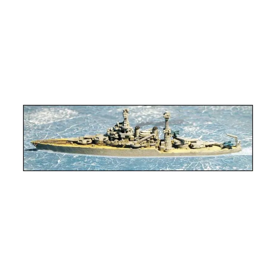 BB-43 Теннесси - 1942 г., Micronauts - WWII United States - Capital Ships (1:2400)
BB-43 Теннесси - 1942 г., Micronauts - WWII United States - Capital Ships (1:2400)