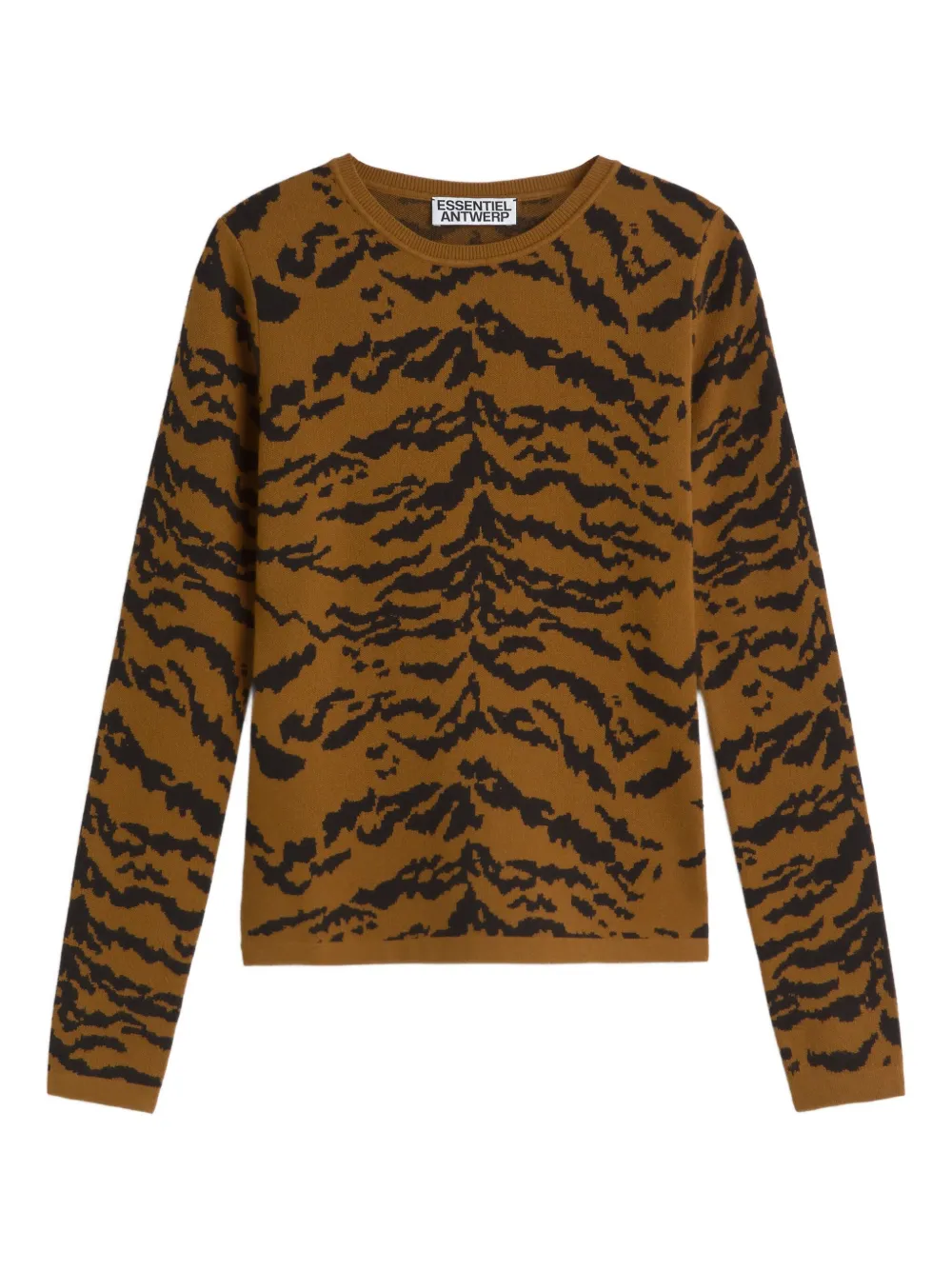 Топ с тигровым принтом Essentiel Antwerp, коричневый
Топ с тигровым принтом Essentiel Antwerp, коричневый
