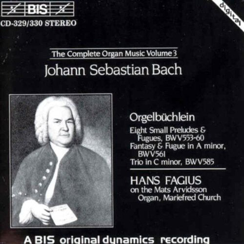 CD диск Bach / Fagius / Hans: Complete Organ Works 3
CD диск Bach / Fagius / Hans: Complete Organ Works 3