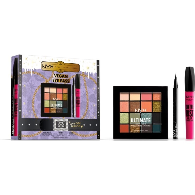 NYX, Professional Makeup Limited Edition Xmass Eye Pass Set Рождественский подарочный набор для создания идеального образа, 3 шт
NYX, Professional Makeup Limited Edition Xmass Eye Pass Set Рождественский подарочный набор для создания идеального образа, 3 шт