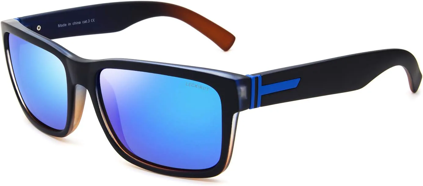Винтажные поляризованные солнцезащитные очки LECKIRUT для мужчин и женщин, ретро-очки с крупными квадратными зеркальными линзами, L8 Blue Lens/Black Blue Frame
Винтажные поляризованные солнцезащитные очки LECKIRUT для мужчин и женщин, ретро-очки с крупными квадратными зеркальными линзами, L8 Blue Lens/Black Blue Frame