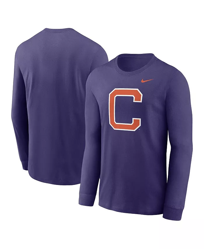 Мужская фиолетовая футболка с длинным рукавом Clemson Tigers с альтернативным логотипом Nike
Мужская фиолетовая футболка с длинным рукавом Clemson Tigers с альтернативным логотипом Nike