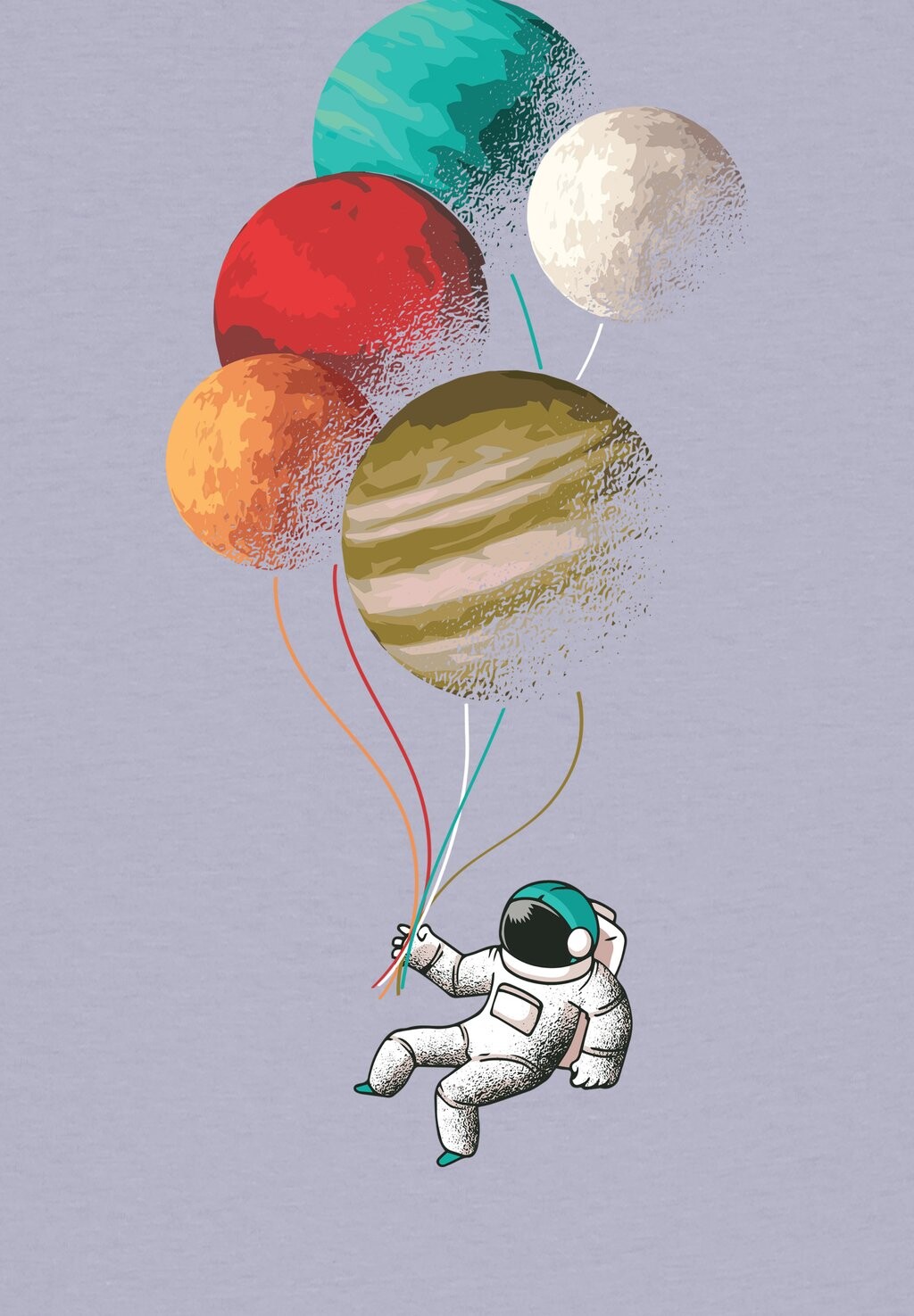 Футболка с принтом BALLOON SPACEMAN watapparel, фиолетовый
Футболка с принтом BALLOON SPACEMAN watapparel, фиолетовый