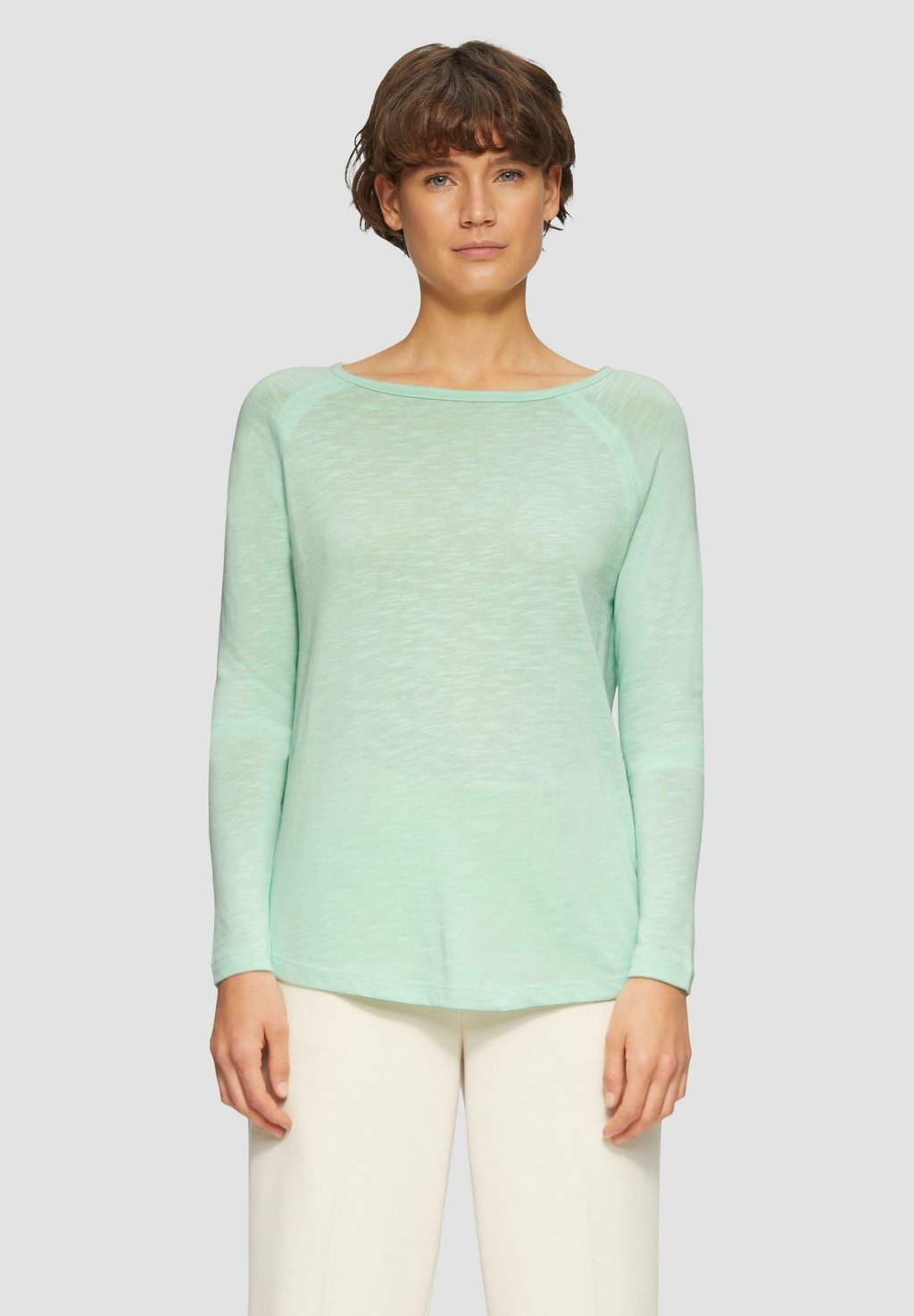 Топ с длинными рукавами RAGLANÄRMELN UND STRUKTUR s.Oliver, бирюзовый
Топ с длинными рукавами RAGLANÄRMELN UND STRUKTUR s.Oliver, бирюзовый