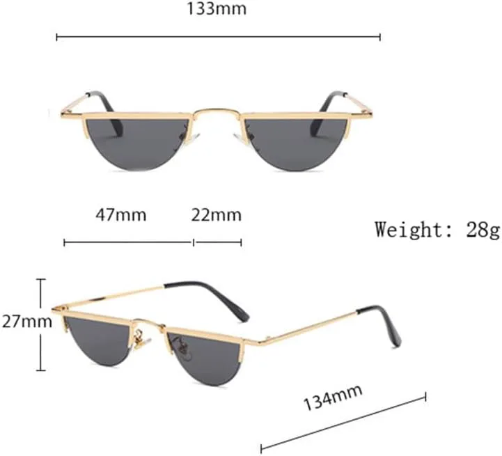 Солнцезащитные очки в ретро-оправе для мужчин, в стиле стимпанк, женские винтажные маленькие металлические очки с защитой от УФ-излучения UV400 LANGSER, 1
Солнцезащитные очки в ретро-оправе для мужчин, в стиле стимпанк, женские винтажные маленькие металлические очки с защитой от УФ-излучения UV400 LANGSER, 1