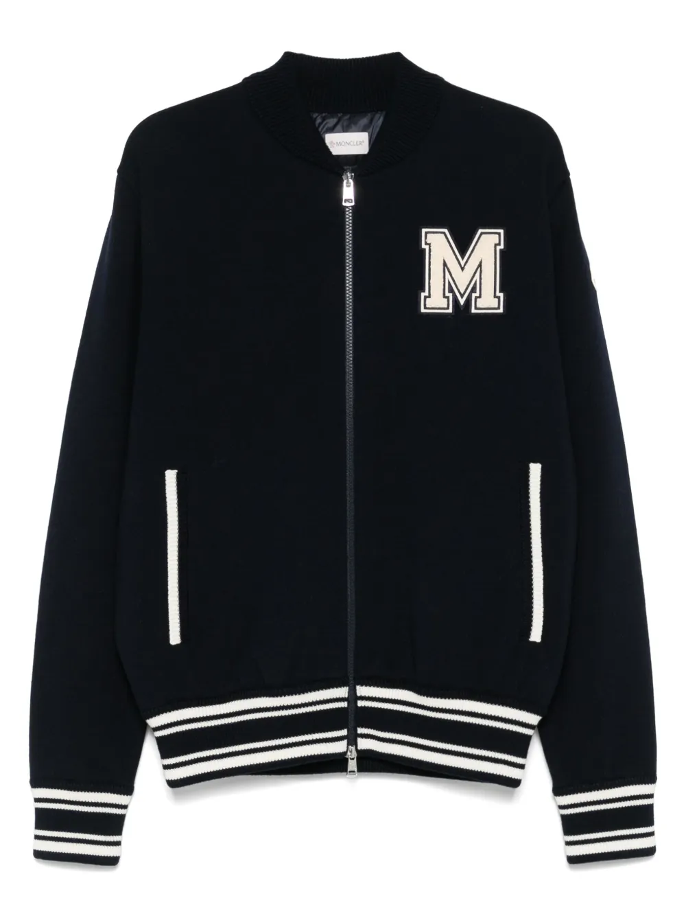 Куртка с контрастными вставками MONCLER, синий 
Куртка с контрастными вставками MONCLER, синий