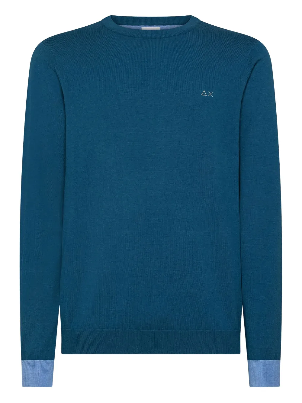 Свитер с налокотниками Sun68, синий
Свитер с налокотниками Sun68, синий