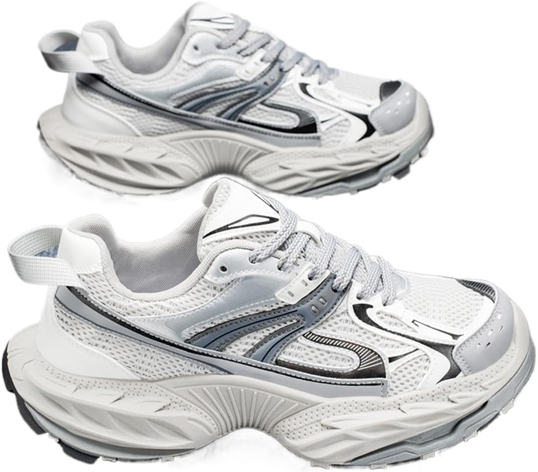 Мужские массивные кроссовки в стиле трейл с верхом из сетки и искусственной кожи, с рельефной толстой подошвой, амортизирующие, противоскользящие, для бега, повседневной носки, походов и путешествий Ctkvbmeoi, серый
Мужские массивные кроссовки в стиле трейл с верхом из сетки и искусственной кожи, с рельефной толстой подошвой, амортизирующие, противоскользящие, для бега, повседневной носки, походов и путешествий Ctkvbmeoi, серый