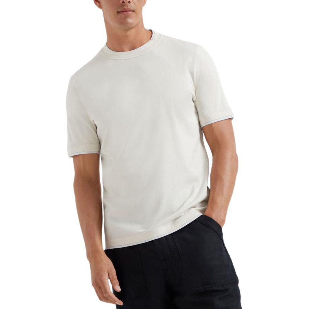 Футболка с многослойными деталями Brunello Cucinelli, Ecru, Бежевый, Футболка с многослойными деталями Brunello Cucinelli, Ecru
Футболка с многослойными деталями Brunello Cucinelli, Ecru, Бежевый, Футболка с многослойными деталями Brunello Cucinelli, Ecru