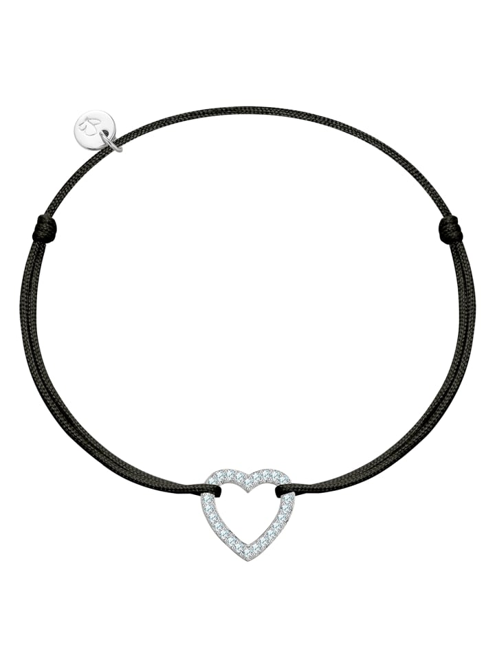 Glanzstücke München Браслет в форме сердца из стерлингового серебра с фианитами в серебряной оправе
Glanzstücke München Браслет в форме сердца из стерлингового серебра с фианитами в серебряной оправе
