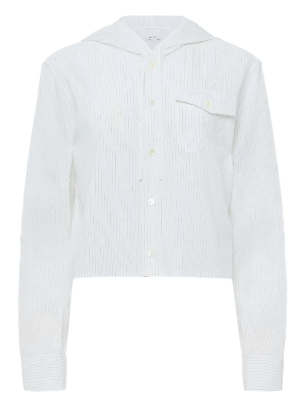 Укороченная рубашка с капюшоном JW ANDERSON, белый
Укороченная рубашка с капюшоном JW ANDERSON, белый