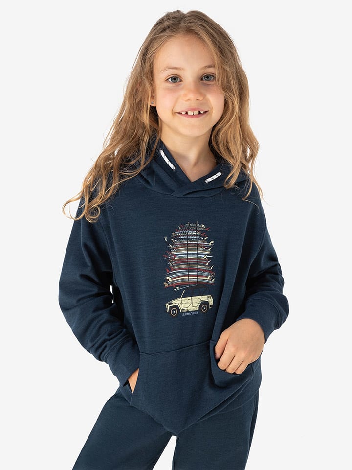 Пуловер с капюшоном Surf Trip super.natural, темно-синий
Пуловер с капюшоном Surf Trip super.natural, темно-синий