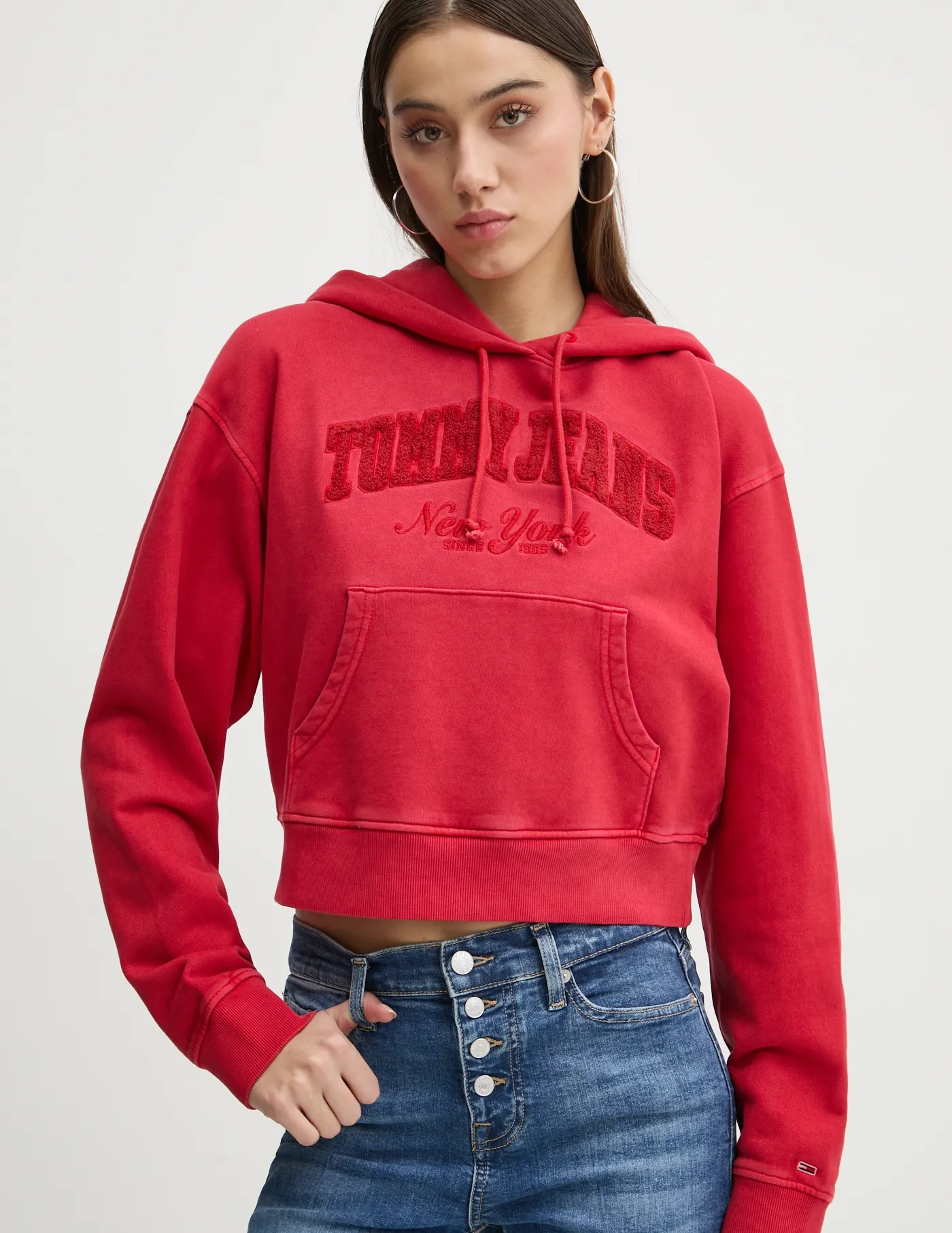 Хлопковая толстовка Tommy Jeans, красный
Хлопковая толстовка Tommy Jeans, красный