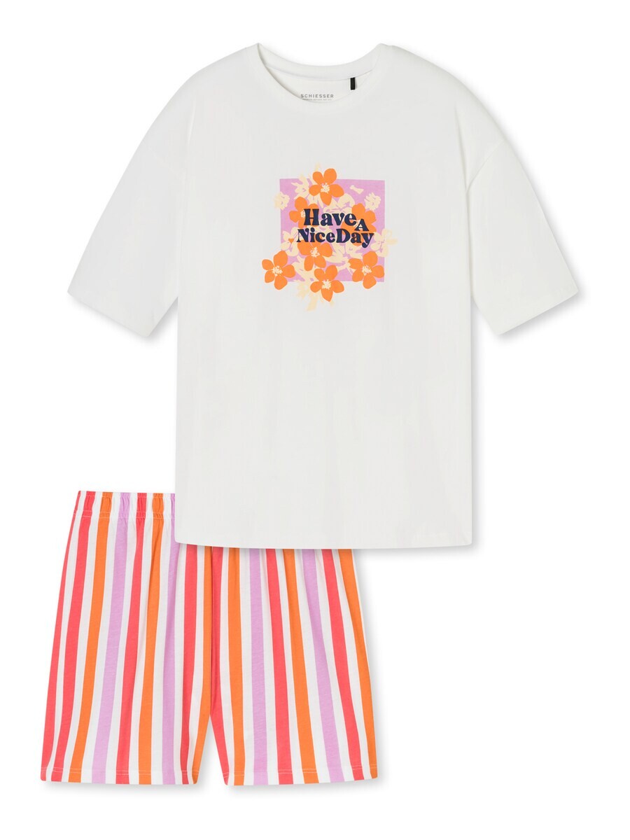 Пижама SCHIESSER Pajamas, цвет Orange/Pink/Off white
Пижама SCHIESSER Pajamas, цвет Orange/Pink/Off white