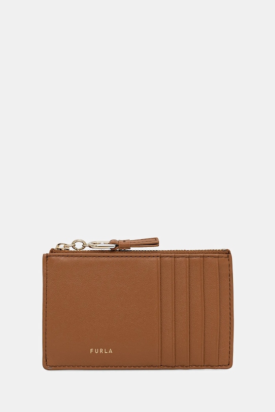Кожаный кошелек Furla, коричневый
Кожаный кошелек Furla, коричневый