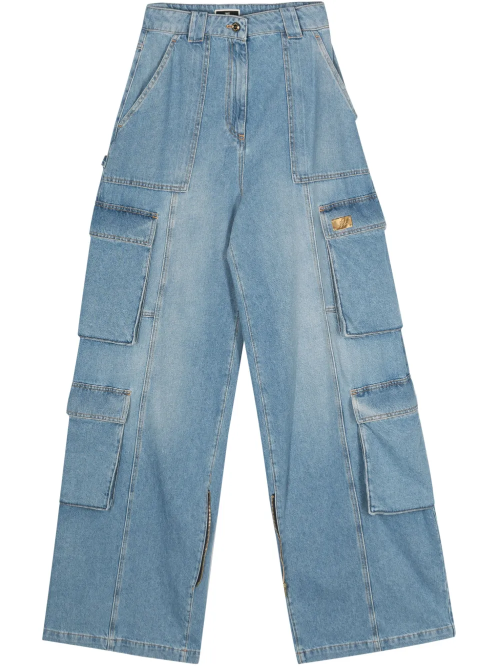 Джинсовые брюки карго Elisabetta Franchi, синий
Джинсовые брюки карго Elisabetta Franchi, синий