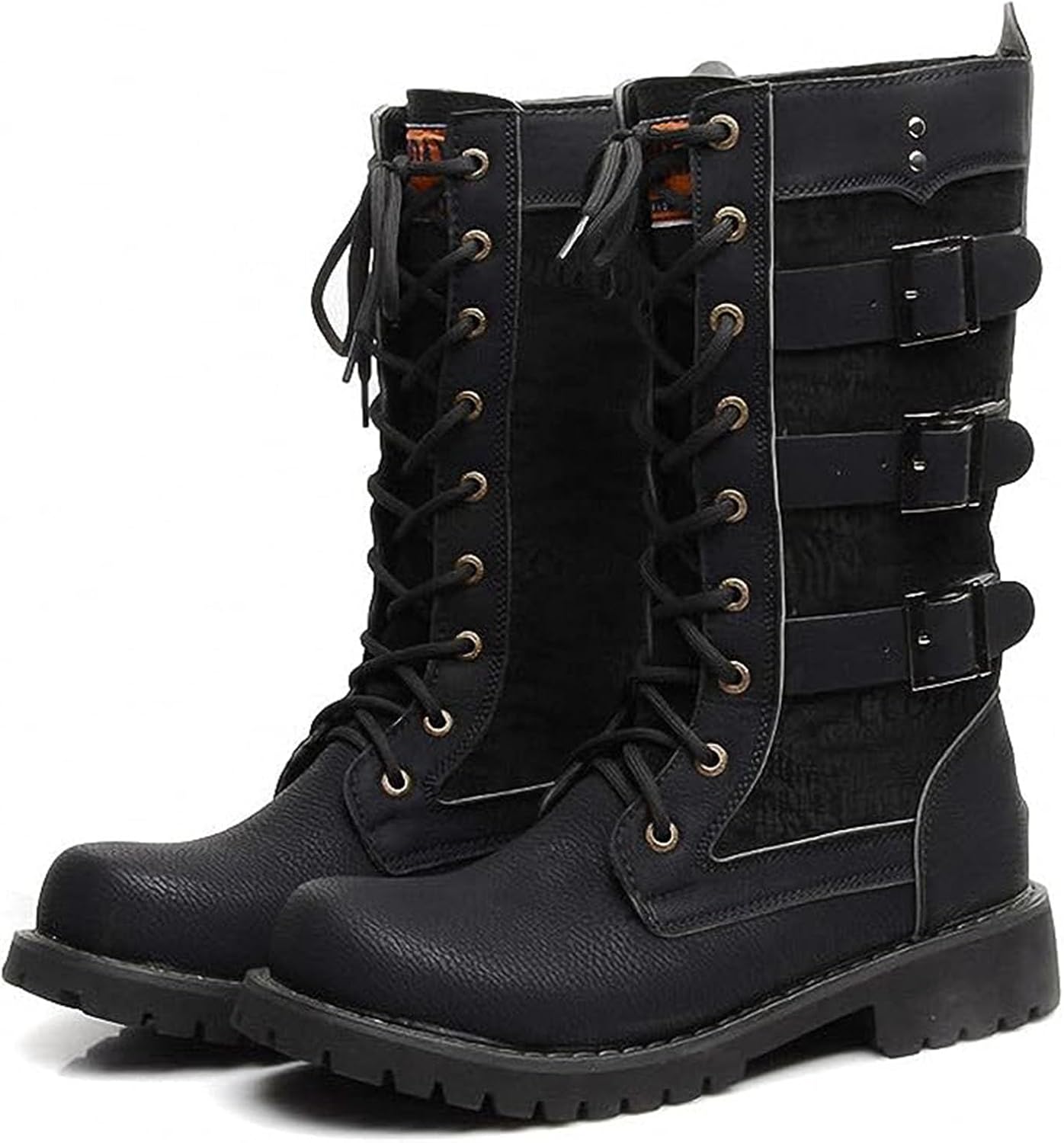 Мужские мотоциклетные высокие длинные ботинки из микрофибры и кожи с боковой пряжкой, шнуровкой, сохраняющие тепло, военные тактические боевые для улицы, с округлым носком, черные походные ботинки с прочной износостойкой подошвой Tebapi
Мужские мотоциклетные высокие длинные ботинки из микрофибры и кожи с боковой пряжкой, шнуровкой, сохраняющие тепло, военные тактические боевые для улицы, с округлым носком, черные походные ботинки с прочной износостойкой подошвой Tebapi