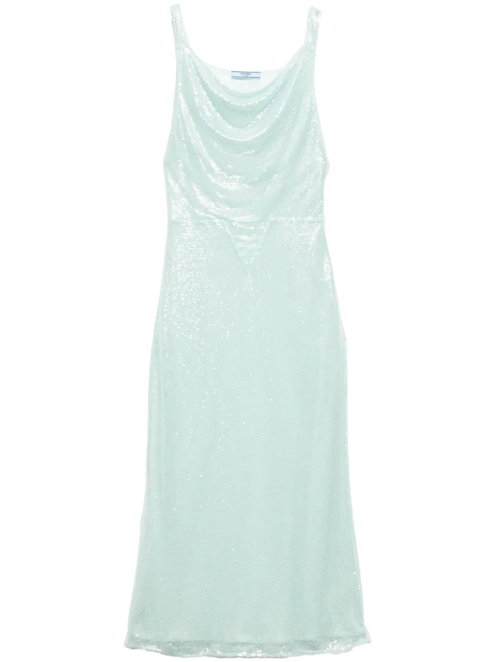 Платье макси с пайетками Prada, зеленый
Платье макси с пайетками Prada, зеленый
