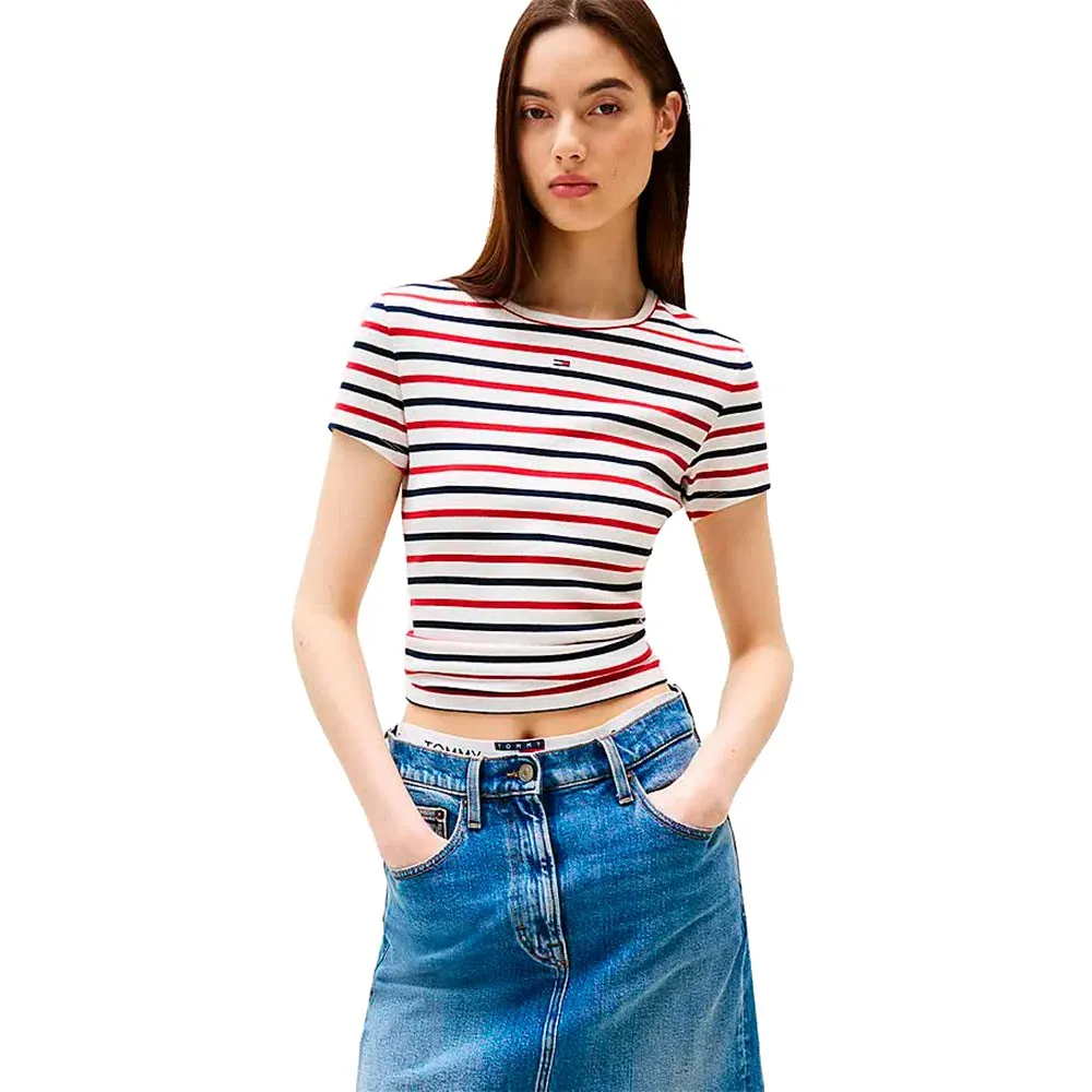 Футболка с коротким рукавом Tommy Jeans Slim Essential Ext, белый
Футболка с коротким рукавом Tommy Jeans Slim Essential Ext, белый