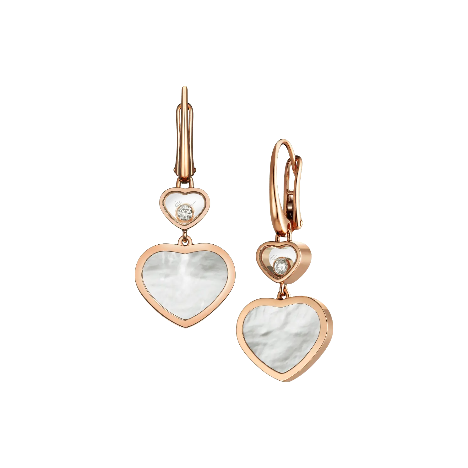 Серьги Chopard Happy Hearts - Серьги, розовое золото, бриллианты, перламутр
Серьги Chopard Happy Hearts - Серьги, розовое золото, бриллианты, перламутр