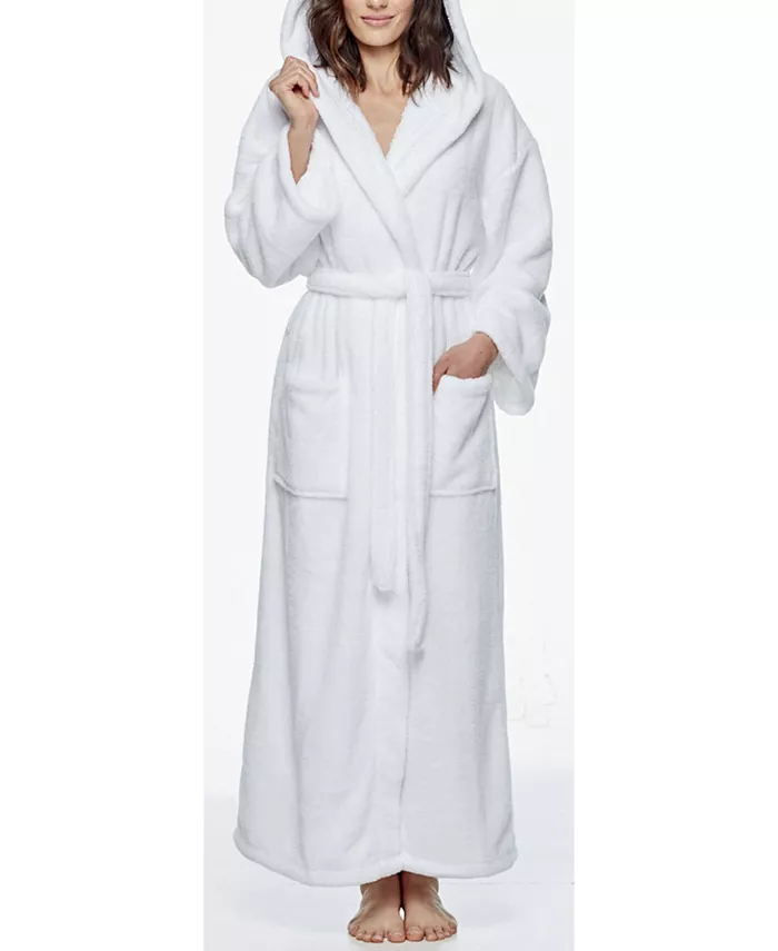 Женский утепленный халат с капюшоном до щиколотки Premium Fleece ARUS, белый
Женский утепленный халат с капюшоном до щиколотки Premium Fleece ARUS, белый