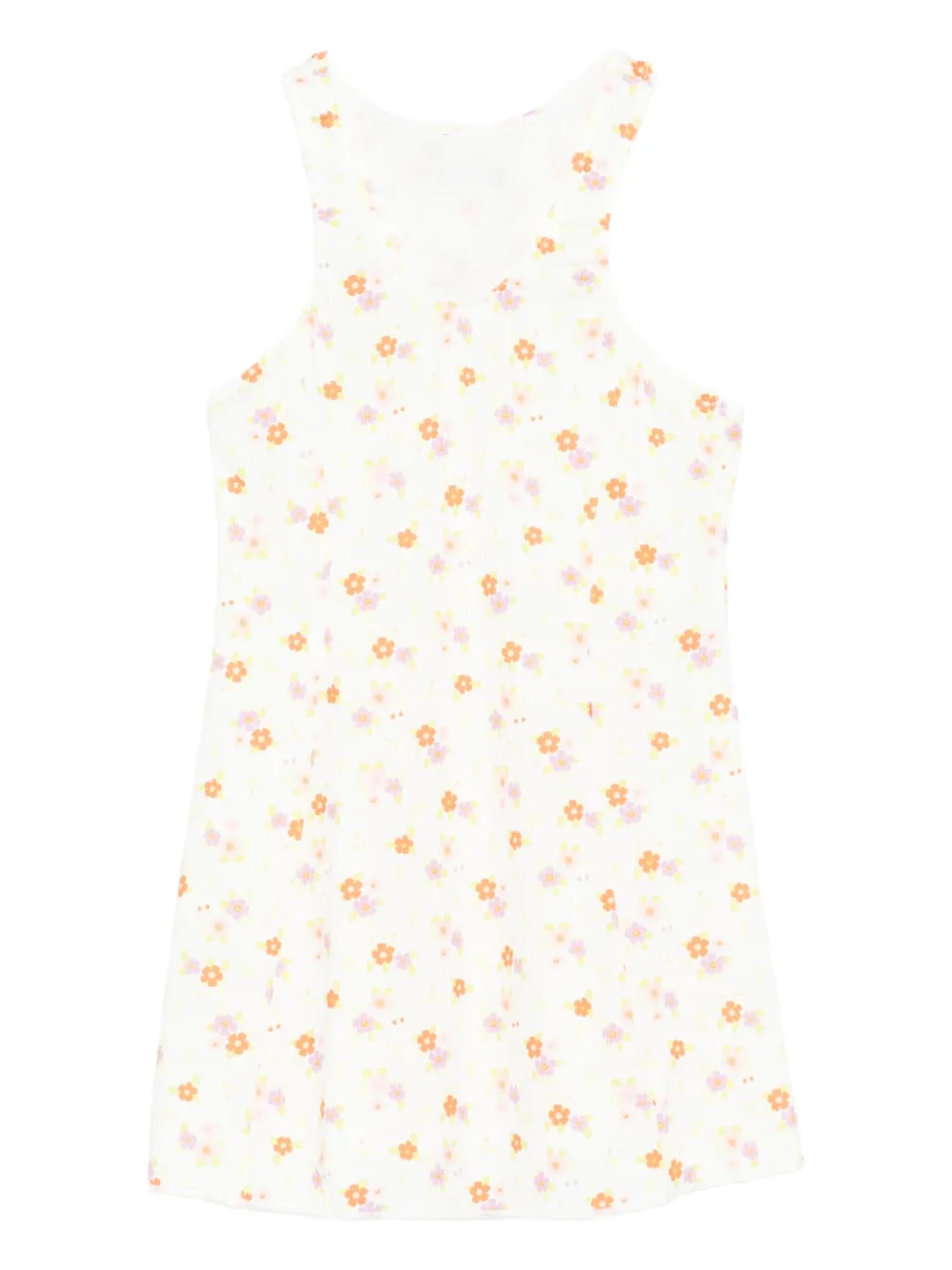 Платье с цветочным принтом ME FUI, белый