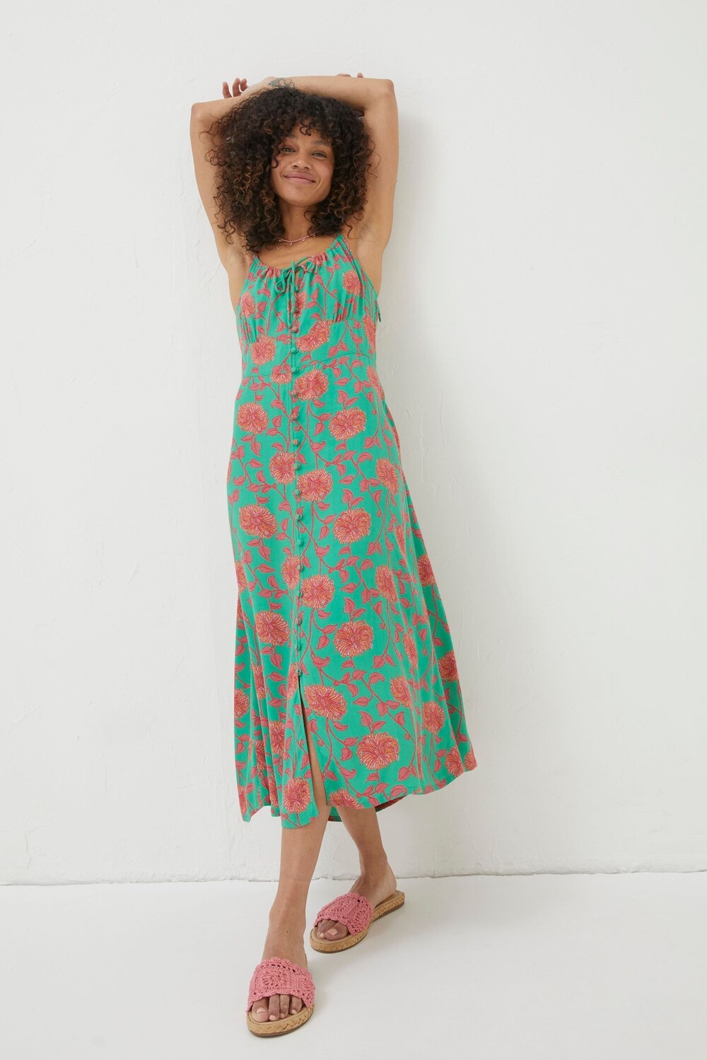 Платье миди с цветочным принтом FatFace Ariel Bali Fat Face, зеленый
Платье миди с цветочным принтом FatFace Ariel Bali Fat Face, зеленый