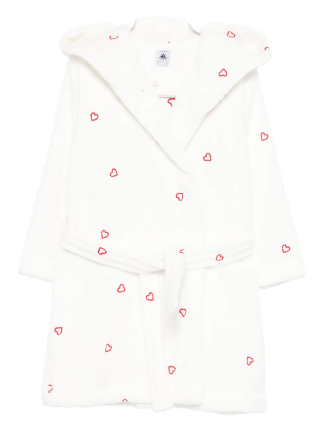 Халат Petit Bateau с принтом в виде сердечек, белый
Халат Petit Bateau с принтом в виде сердечек, белый