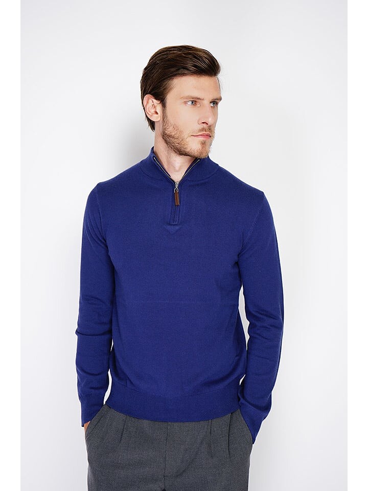 Пуловер William de Faye Pullover, синий
Пуловер William de Faye Pullover, синий