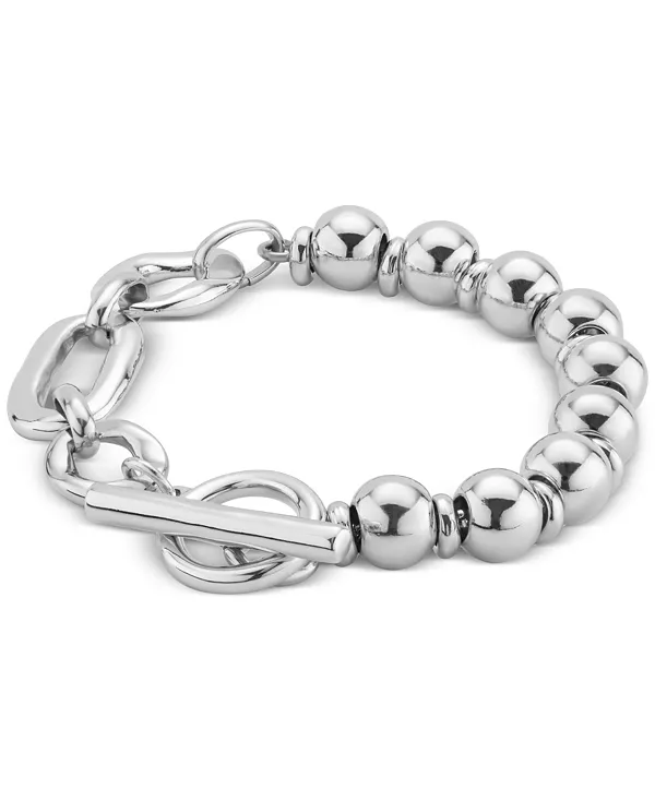 Браслет из металлического сплава с разным типом звеньев Unode50, silver
Браслет из металлического сплава с разным типом звеньев Unode50, silver