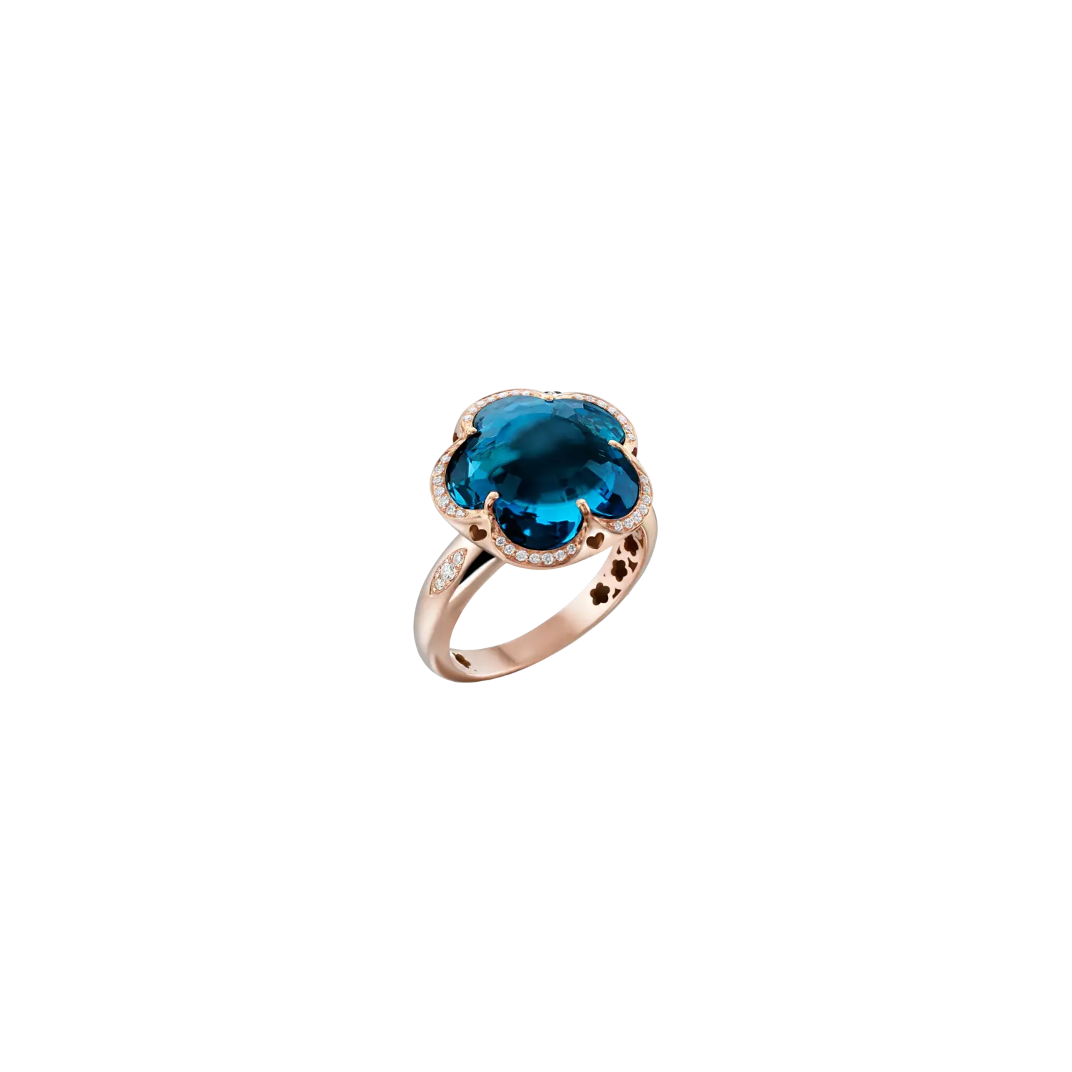 Кольцо Pasquale Bruni Bon ton из розового золота с голубым топазом и бриллиантами
Кольцо Pasquale Bruni Bon ton из розового золота с голубым топазом и бриллиантами