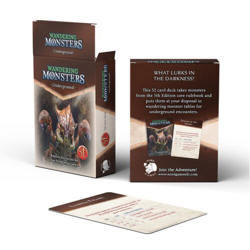 Коллекционные карточки Dungeons And Dragons Rpg: Wandering Monster: Underground Deck
Коллекционные карточки Dungeons And Dragons Rpg: Wandering Monster: Underground Deck