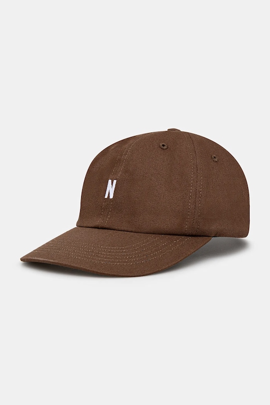 Хлопковая кепка с козырьком Twill Sports Cap Norse Projects, коричневый
Хлопковая кепка с козырьком Twill Sports Cap Norse Projects, коричневый