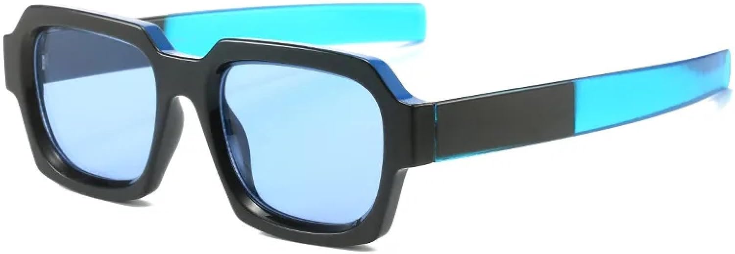 Солнцезащитные очки с защитой от УФ-излучения UV400 | Двухцветные панк-очки | Для женщин и мужчин, для занятий спортом на открытом воздухе и вождения DSVIGF, Black-blue
Солнцезащитные очки с защитой от УФ-излучения UV400 | Двухцветные панк-очки | Для женщин и мужчин, для занятий спортом на открытом воздухе и вождения DSVIGF, Black-blue