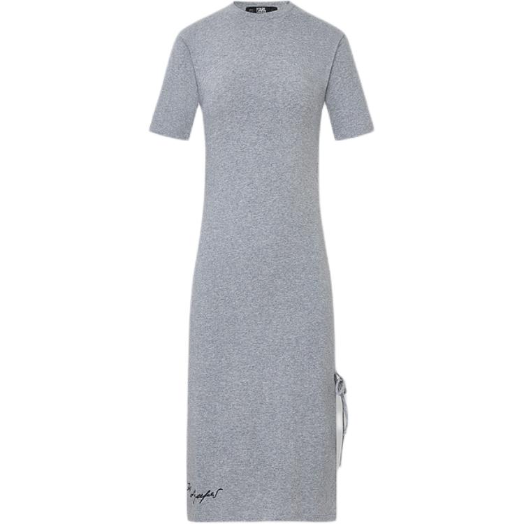 KARL LAGERFELD Женское серое платье с короткими рукавами KARL LAGERFELD / Karl Lagerfeld Jeans
KARL LAGERFELD Женское серое платье с короткими рукавами KARL LAGERFELD / Karl Lagerfeld Jeans