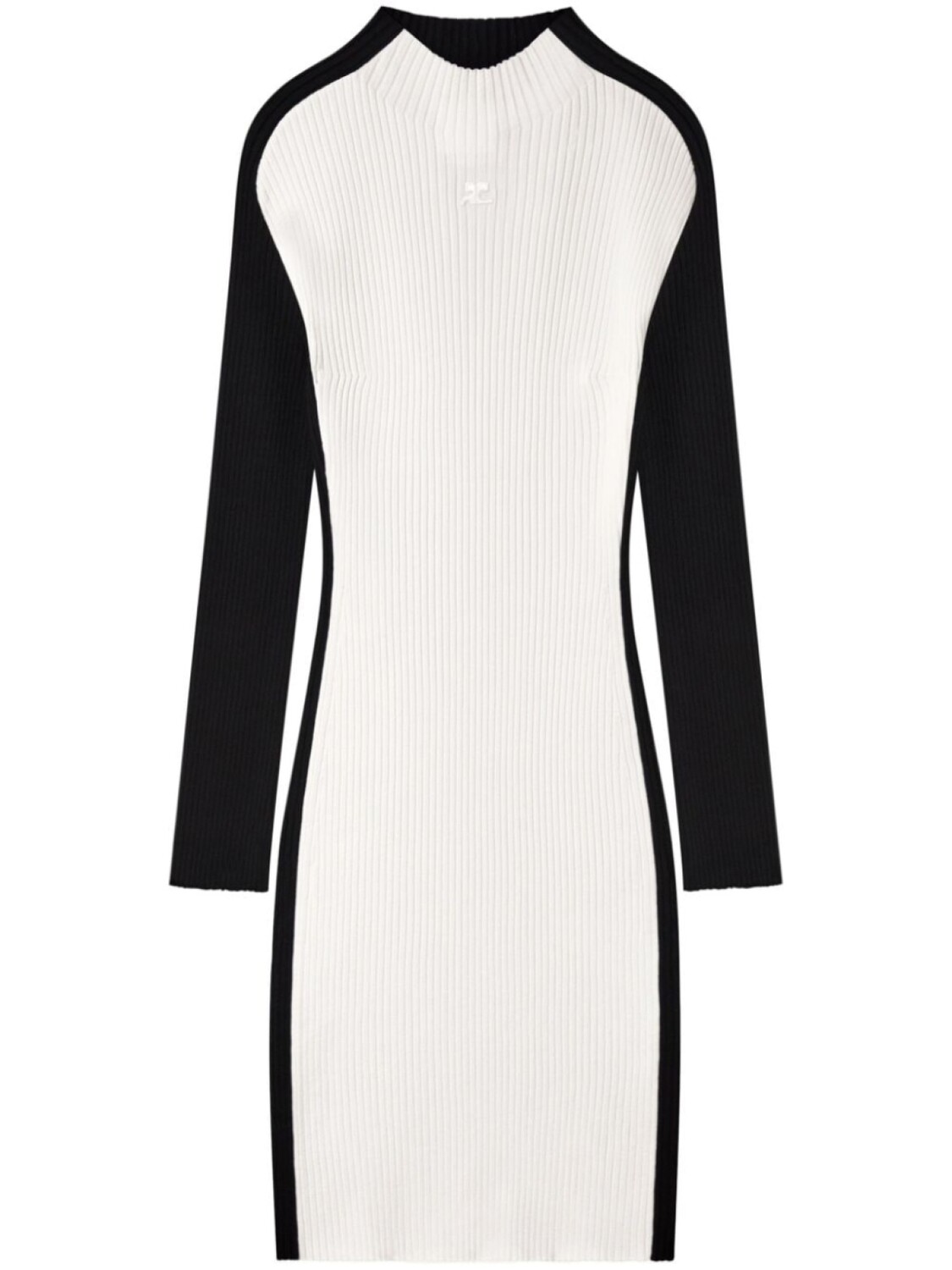 Courrèges платье мини в рубчик с контрастной оправе, черный
Courrèges платье мини в рубчик с контрастной оправе, черный