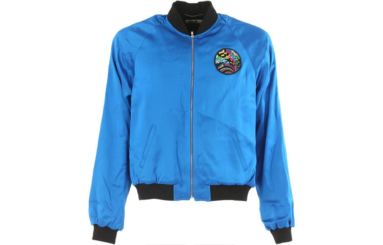 Куртка мужская синяя Saint Laurent, синий 
Куртка мужская синяя Saint Laurent, синий