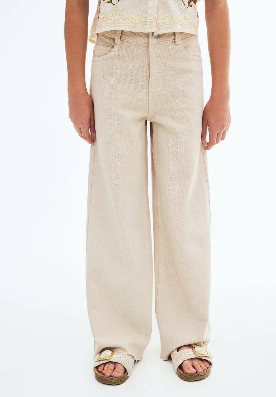 Мешковатые джинсы WIDELEG Mango Kids, песочный
Мешковатые джинсы WIDELEG Mango Kids, песочный