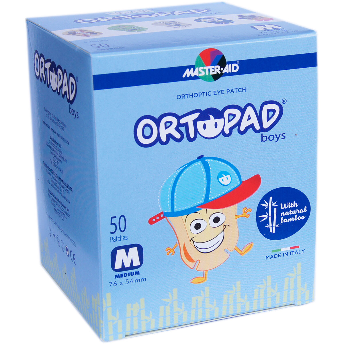 Ortopad Большие Патчи для Мальчиков Средние Глаза 50 шт Inna Marka
Ortopad Большие Патчи для Мальчиков Средние Глаза 50 шт Inna Marka