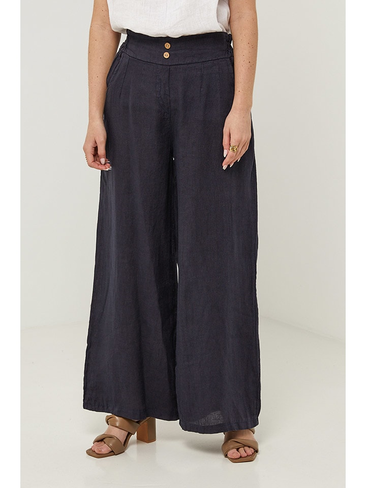 Rodier Lin Льняные брюки Marlene темно-синего цвета
Rodier Lin Льняные брюки Marlene темно-синего цвета