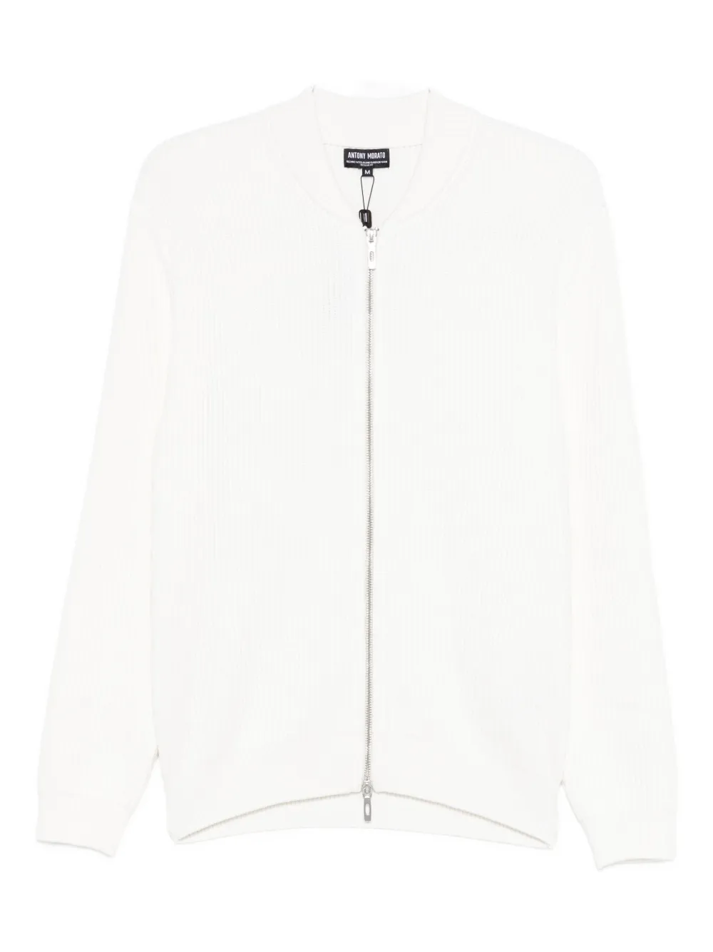 Кардиган в рубчик на молнии Antony Morato, белый
Кардиган в рубчик на молнии Antony Morato, белый