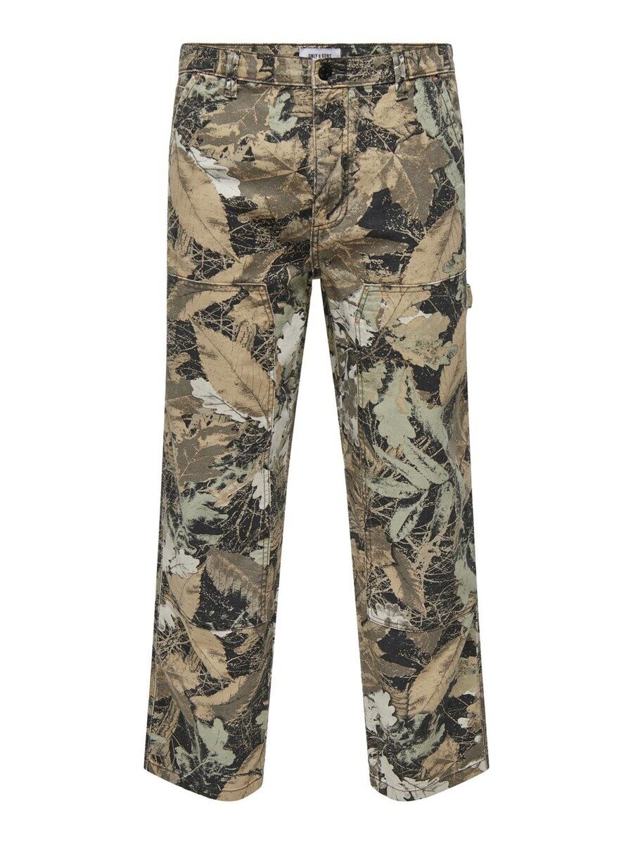 Костюмные брюки Only & Sons Loose fit Pleated Pants ONSFADE, цвет brocade 
Костюмные брюки Only & Sons Loose fit Pleated Pants ONSFADE, цвет brocade