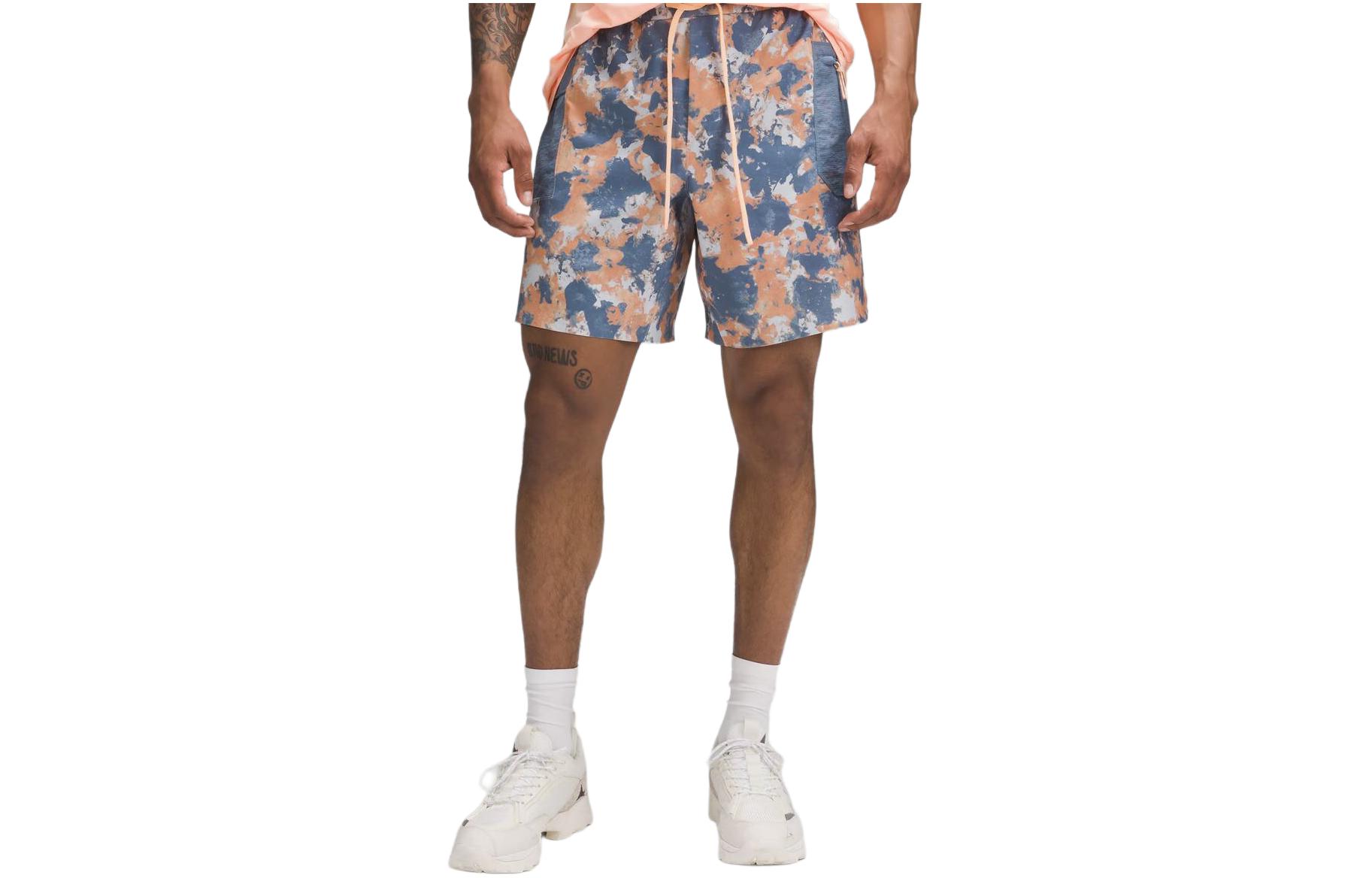 Водоотталкивающие повседневные шорты Men's Lululemon, оранжевый
Водоотталкивающие повседневные шорты Men's Lululemon, оранжевый