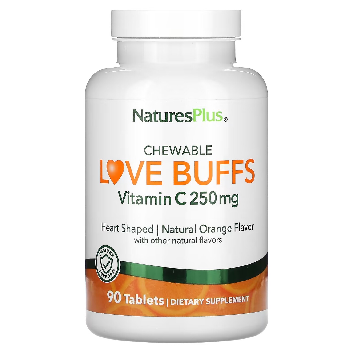 Витамин C NaturesPlus Chewable Love Buffs натуральный апельсин 250 мг, 90 таблеток
Витамин C NaturesPlus Chewable Love Buffs натуральный апельсин 250 мг, 90 таблеток