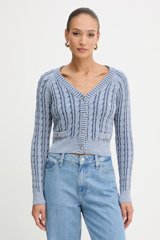 Хлопковый кардиган GISELLE Guess, синий
Хлопковый кардиган GISELLE Guess, синий
