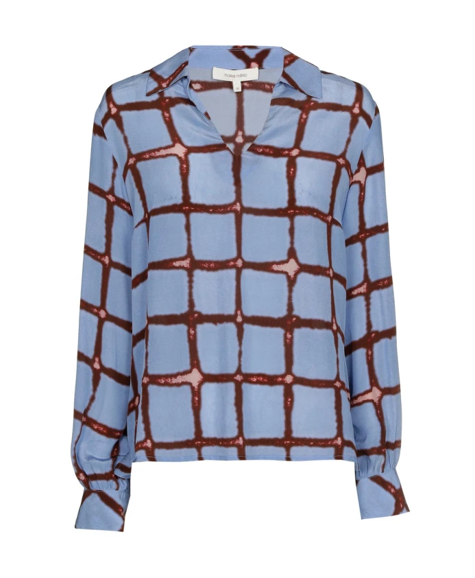 Блузка-Туника из вискозы в сине-бордовую клетку Marie Mãro, мультиколор
Блузка-Туника из вискозы в сине-бордовую клетку Marie Mãro, мультиколор