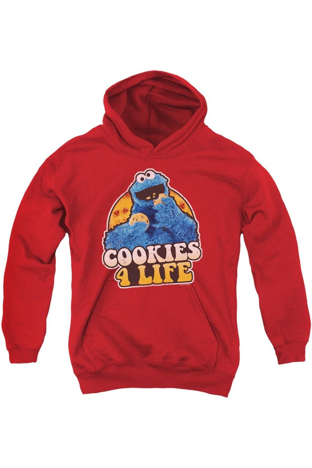 Толстовка с капюшоном Sesame Street Cookies 4 Life для детей Gildan, красный
Толстовка с капюшоном Sesame Street Cookies 4 Life для детей Gildan, красный