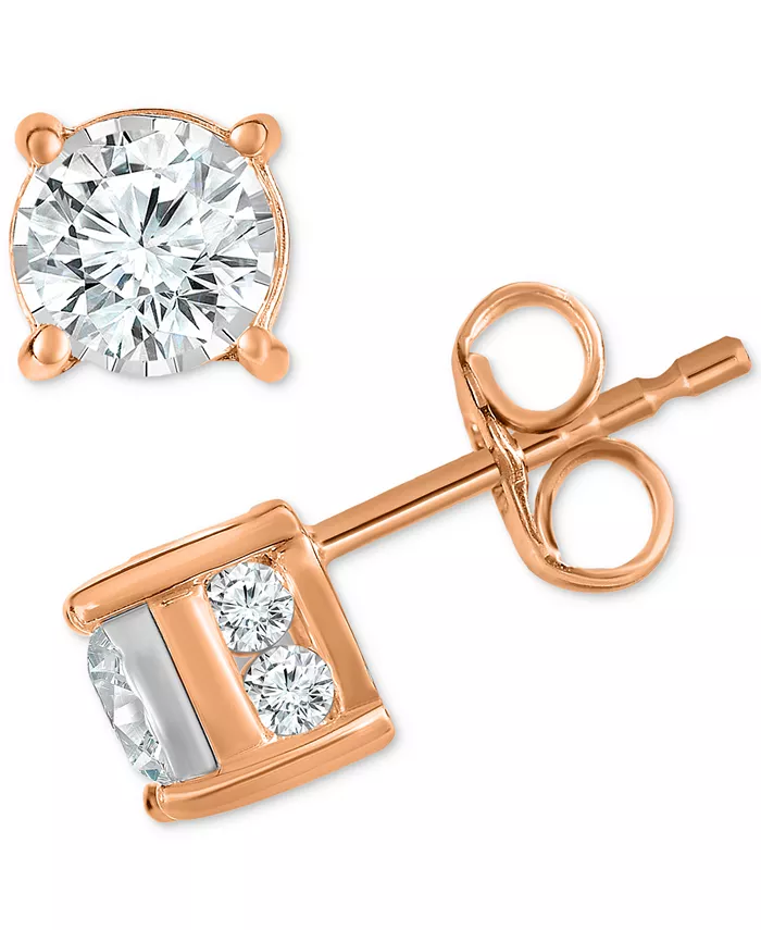 Серьги-гвоздики с бриллиантами Trumiracle (1 карат) из 14-каратного белого, желтого или розового золота Macy's, золотой
Серьги-гвоздики с бриллиантами Trumiracle (1 карат) из 14-каратного белого, желтого или розового золота Macy's, золотой